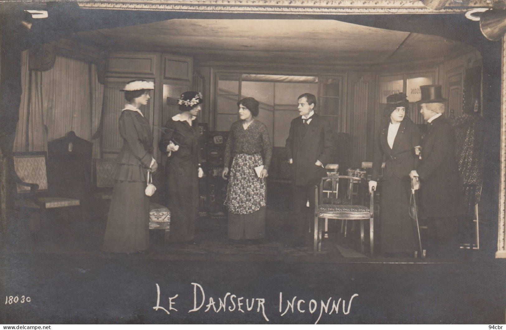 CPA ( Artiste  Theatre ) LE DANSEUR INCONNU Theatre De  MUNSTER      (b.bur Theme)   CARTE PHOTO - Teatro