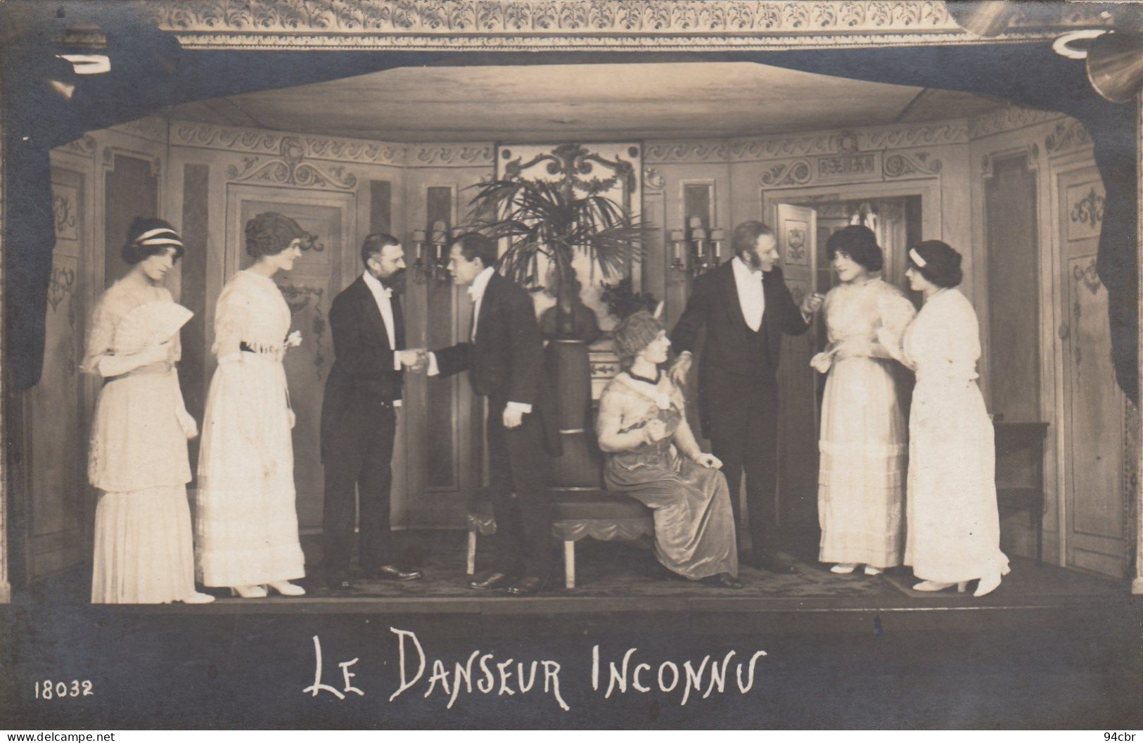 CPA ( Artiste  Theatre ) LE DANSEUR INCONNU Theatre De  MUNSTER      (b.bur Theme)   CARTE PHOTO - Théâtre