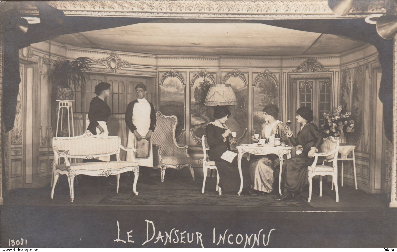 CPA ( Artiste  Theatre ) LE DANSEUR INCONNU Theatre De  MUNSTER      (b.bur Theme)   CARTE PHOTO - Teatro