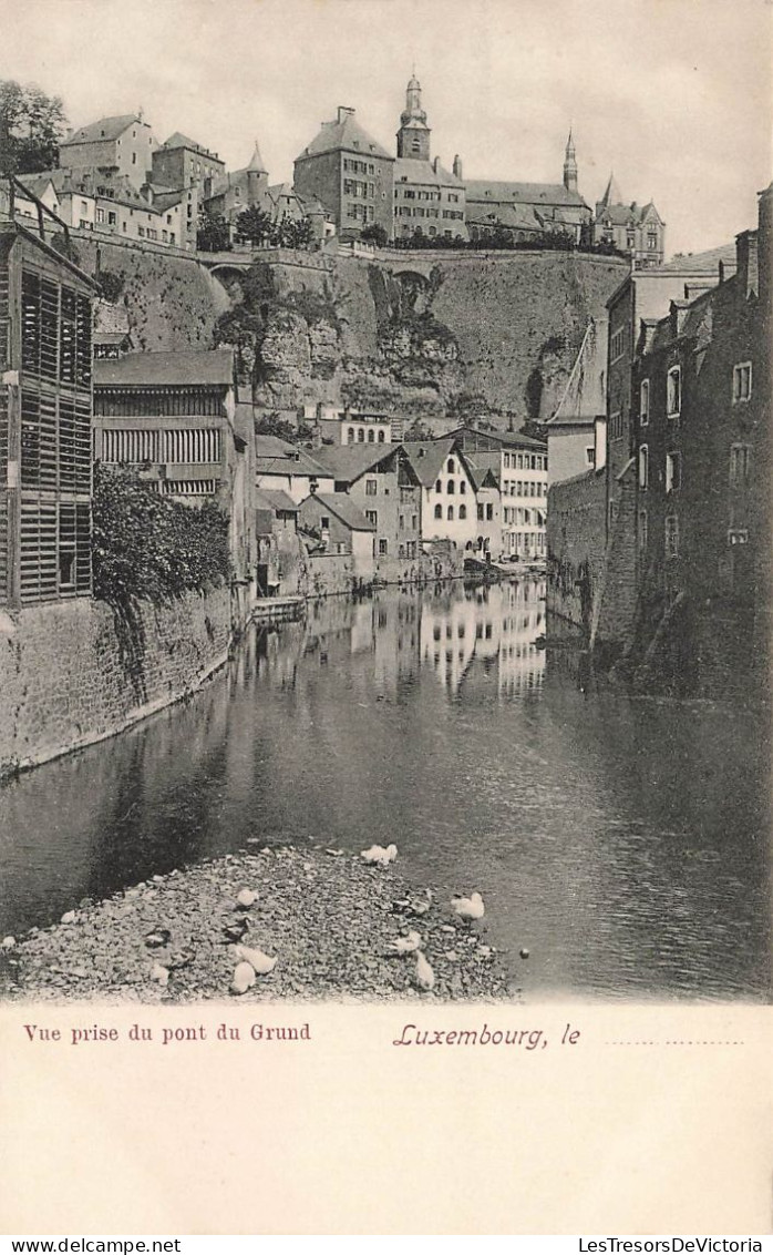 LUXEMBOURG - Vue Prise Du Pont De Grund - Carte Postale Ancienne - Luxembourg - Ville