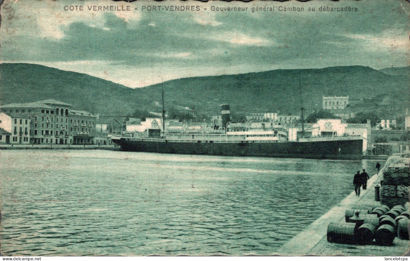 66 - PORT VENDRES / GOUVERNEUR GENERAL CAMBON AU DEBARCADERE - Port Vendres