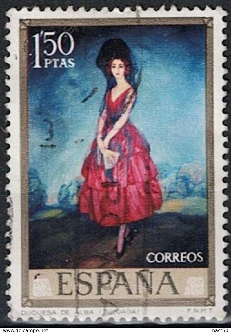 Spanien Spain Espagne - Gemälde Von Ignacio Zuloaga (MiNr: 1914) 1971 - Gest Used Obl - Used Stamps