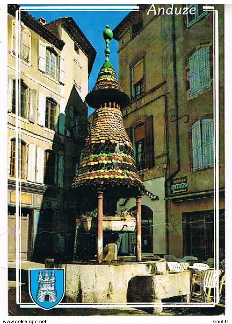 30   ANDUZE  LA FONTAINE  PAGODE DE 1649 - Anduze