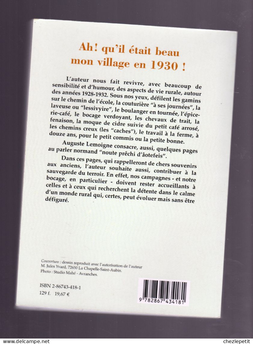 AUGUSTE LEMOIGNE Ah ! Qu'il était Beau Mon Village En 1930 ! Cotentin Lithaire - History