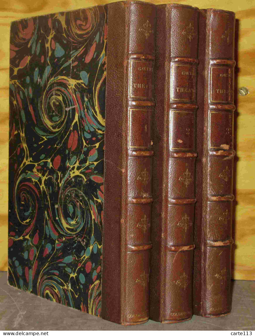 GOETHE Johann Wolfgang Von - THEATRE - 3 VOLUMES - 1801-1900