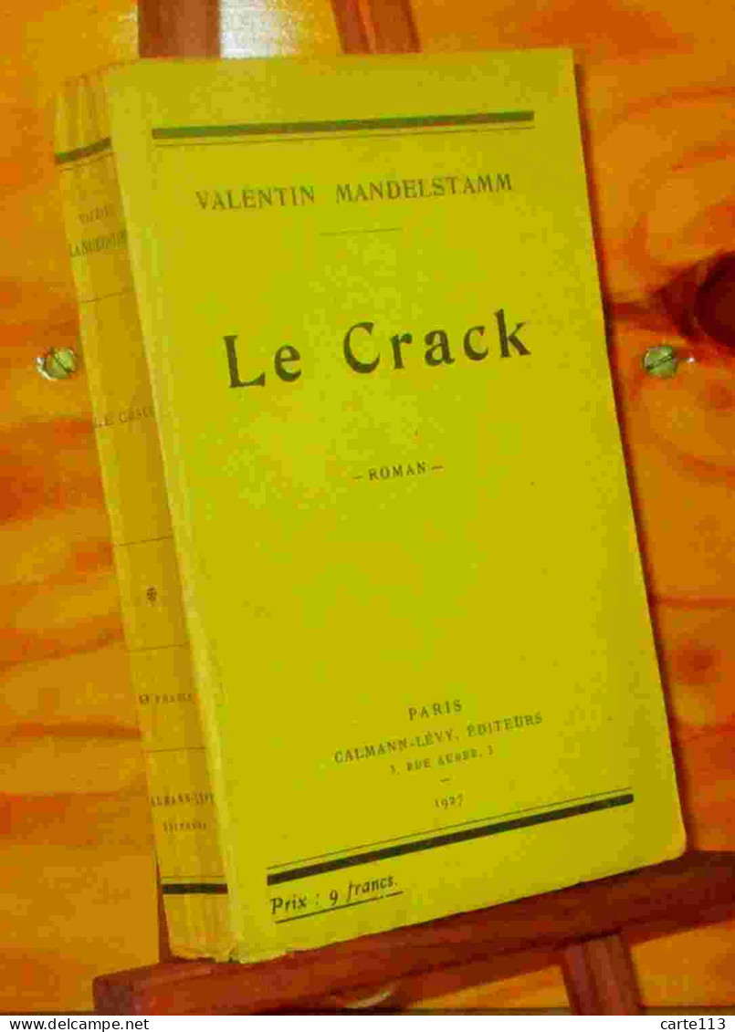 MANDELSTAMM Valentin    - LE CRACK - 1901-1940