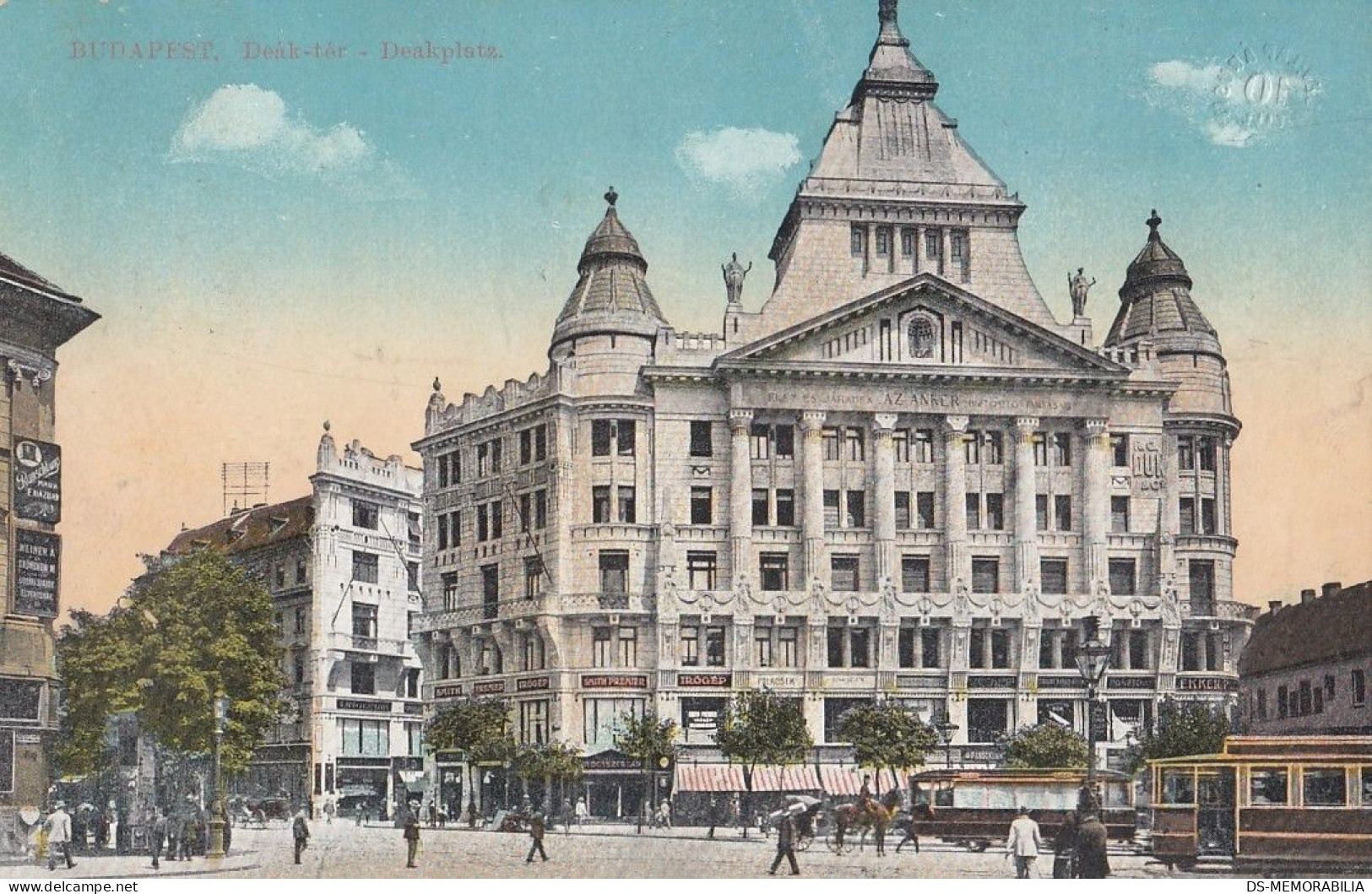 Budapest - Deak-ter , Tram 1914 - Ungheria