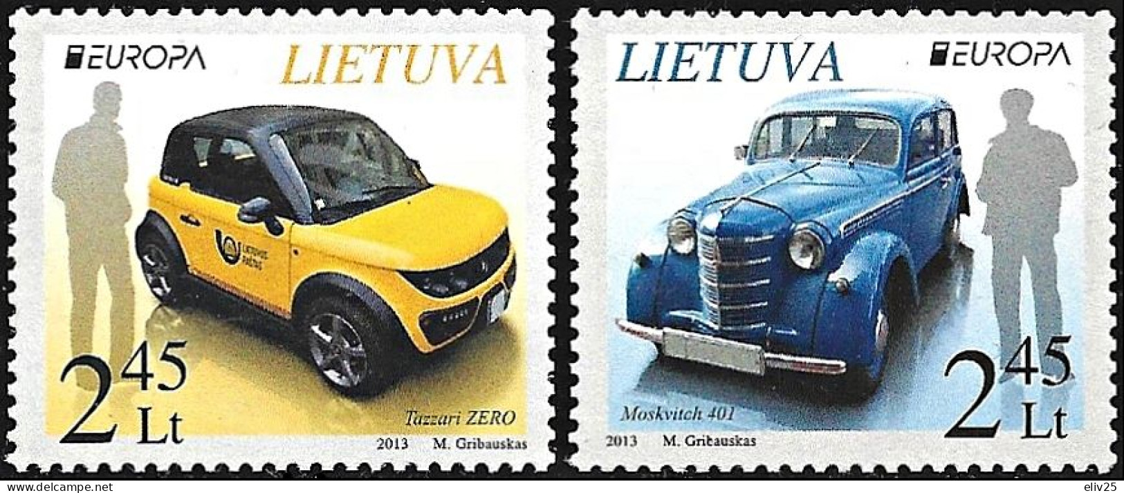 Lithuania 2013, Europa CEPT - 2 V. MNH - 2013