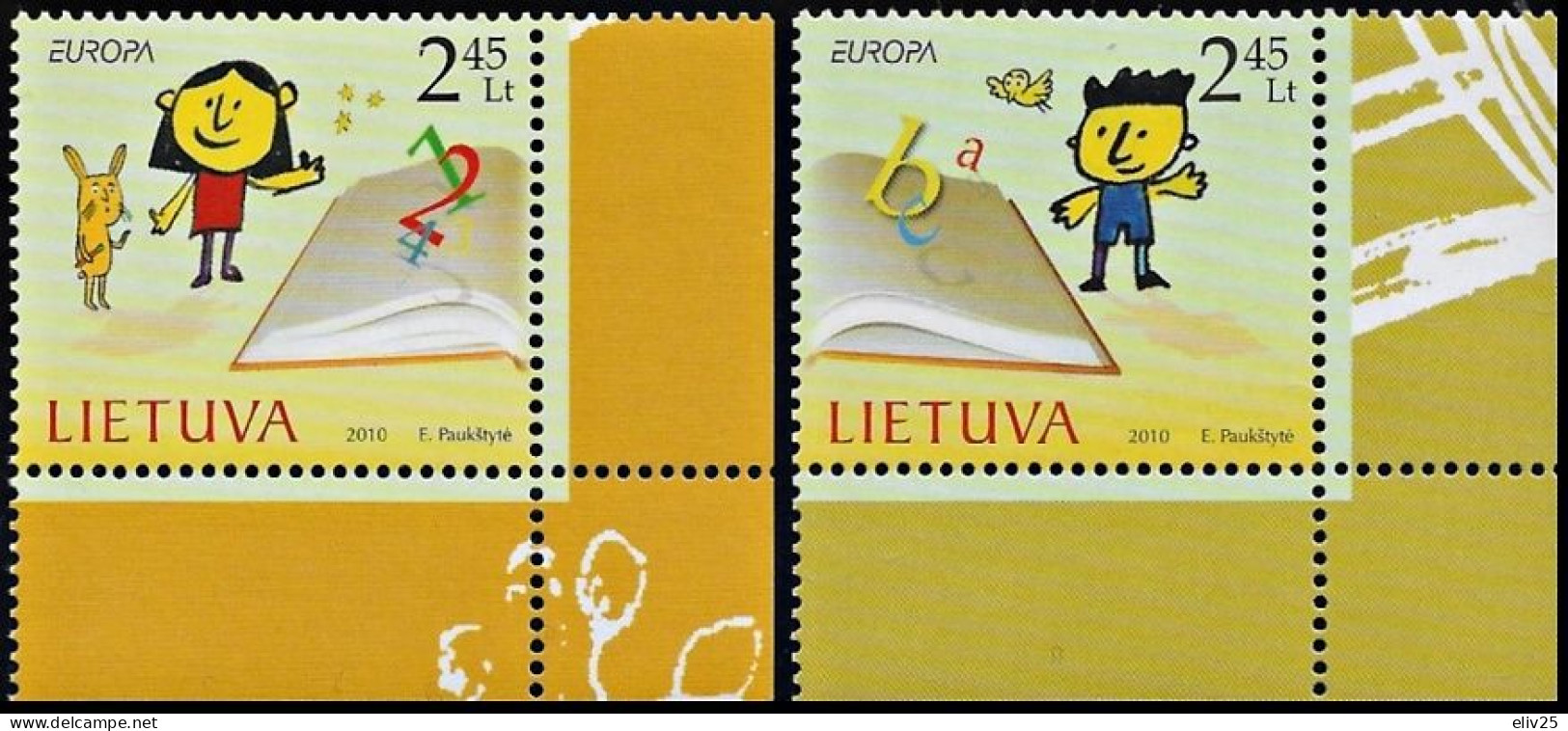 Lithuania 2010, Europa CEPT - 2 V. MNH - 2010