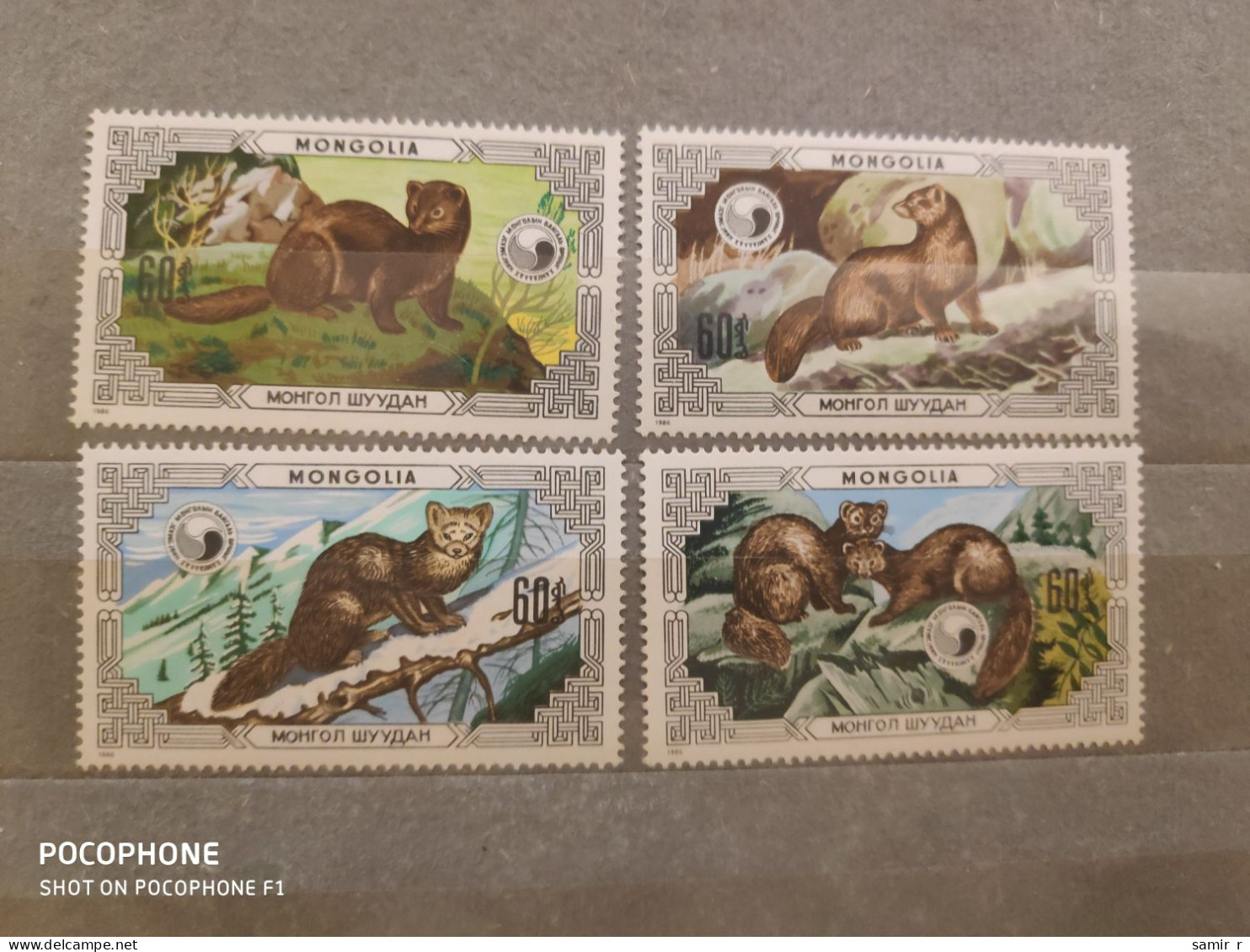 1986	Mongolia	Animals (F90) - Mongolei