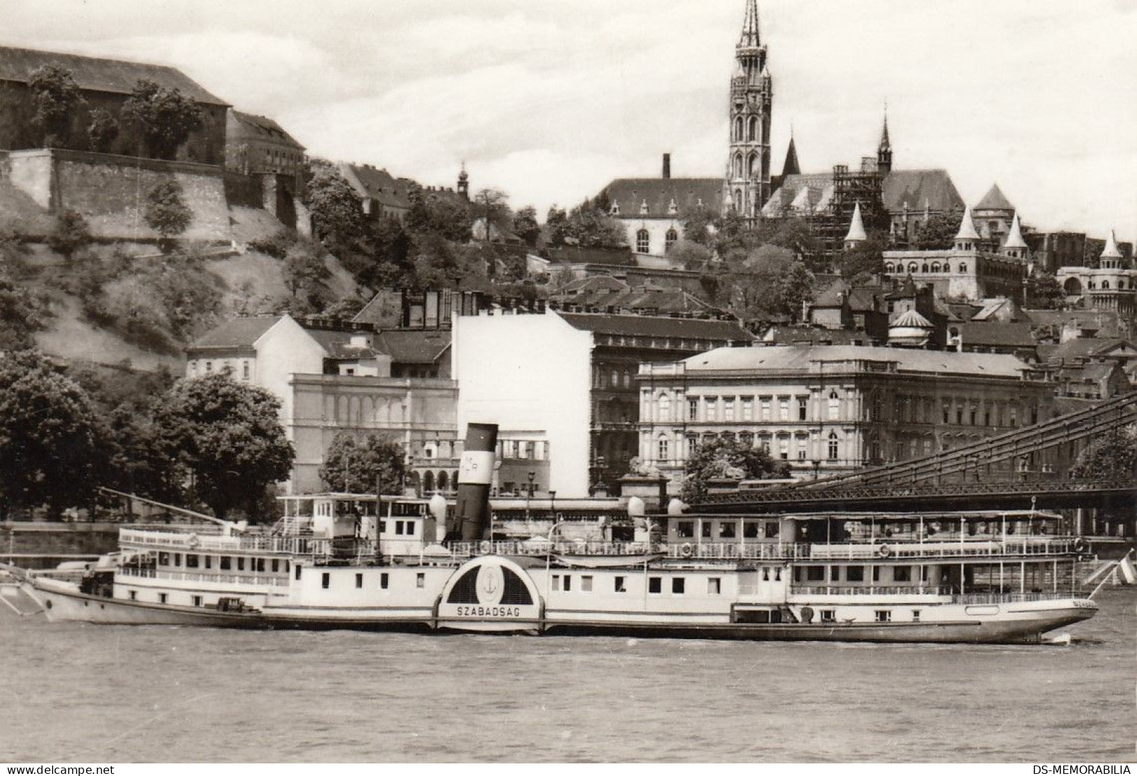 Budapest - Danube Donau , Ship Szabadsag 1966 - Ungheria