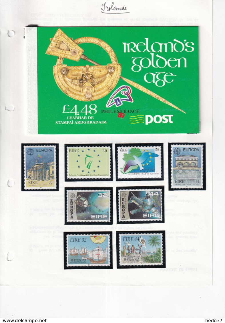 EUROPA 1990/1992 - Irlande - Neuf ** Sans Charnière - TB - 1990