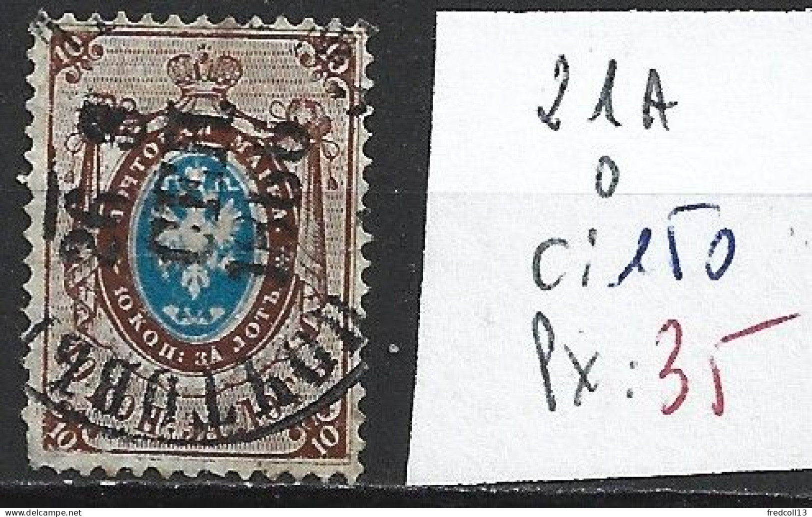 RUSSIE 21A Oblitéré Côte 150 € - Usados