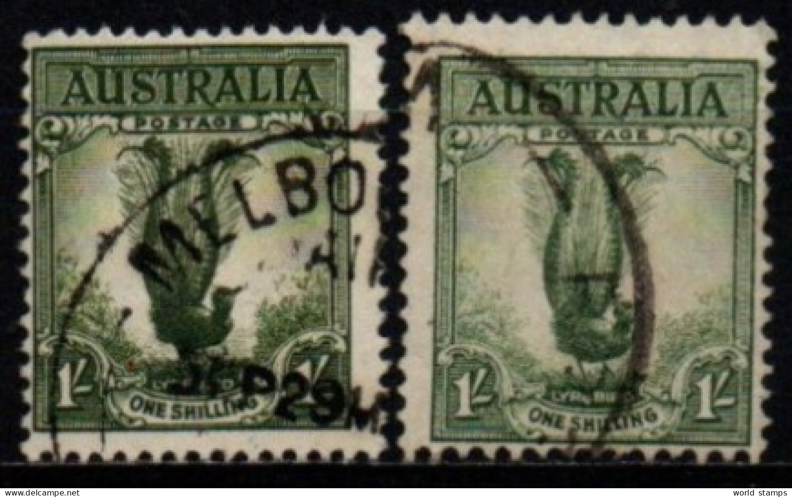 AUSTRALIE 1937-8 O - Used Stamps