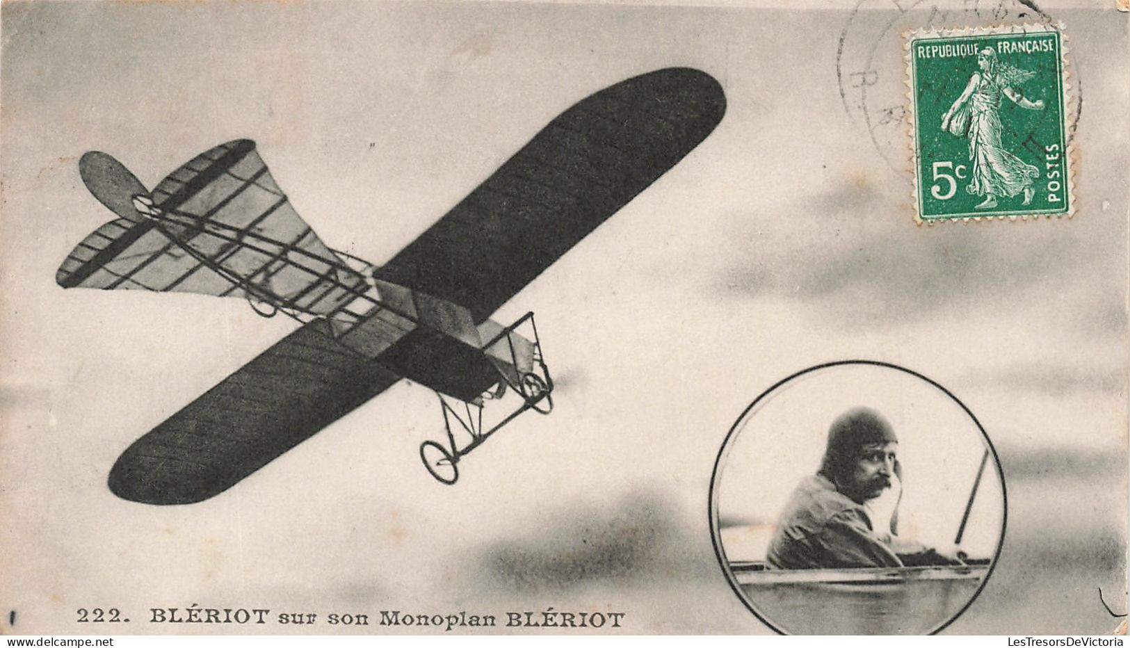 TRANSPORTS - Blériot Sur Son Monoplan Blériot - Carte Postale Ancienne - Piloten