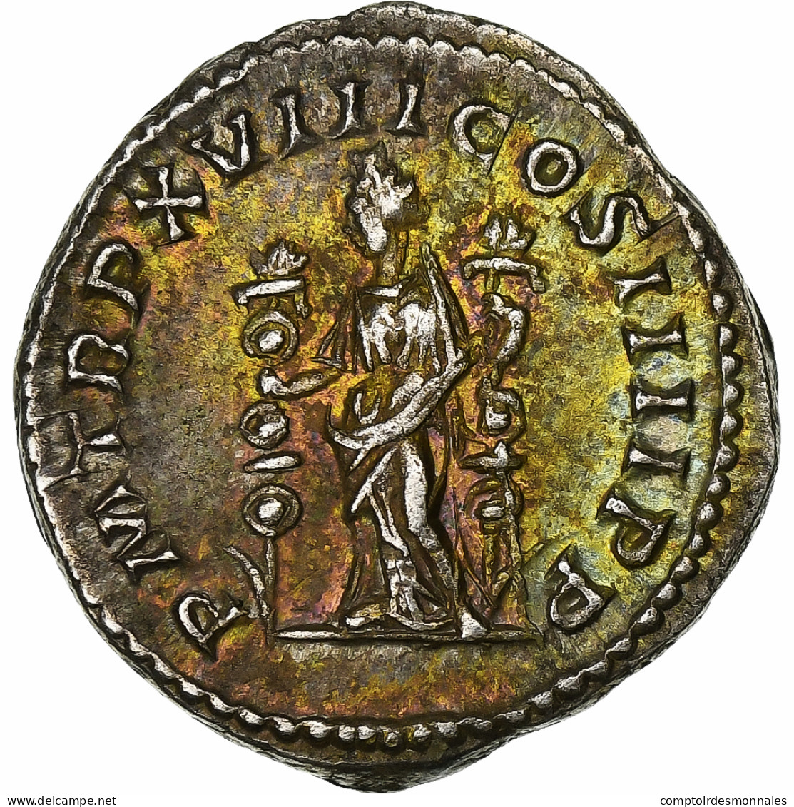 Caracalla, Denier, 215, Rome, Argent, SUP, RIC:266 - Les Sévères (193 à 235)