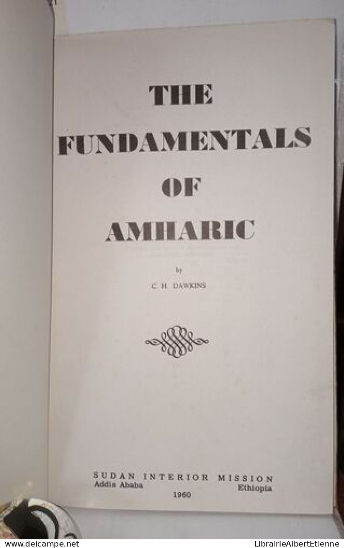 The Fundamentals Of Amharic - Non Classés