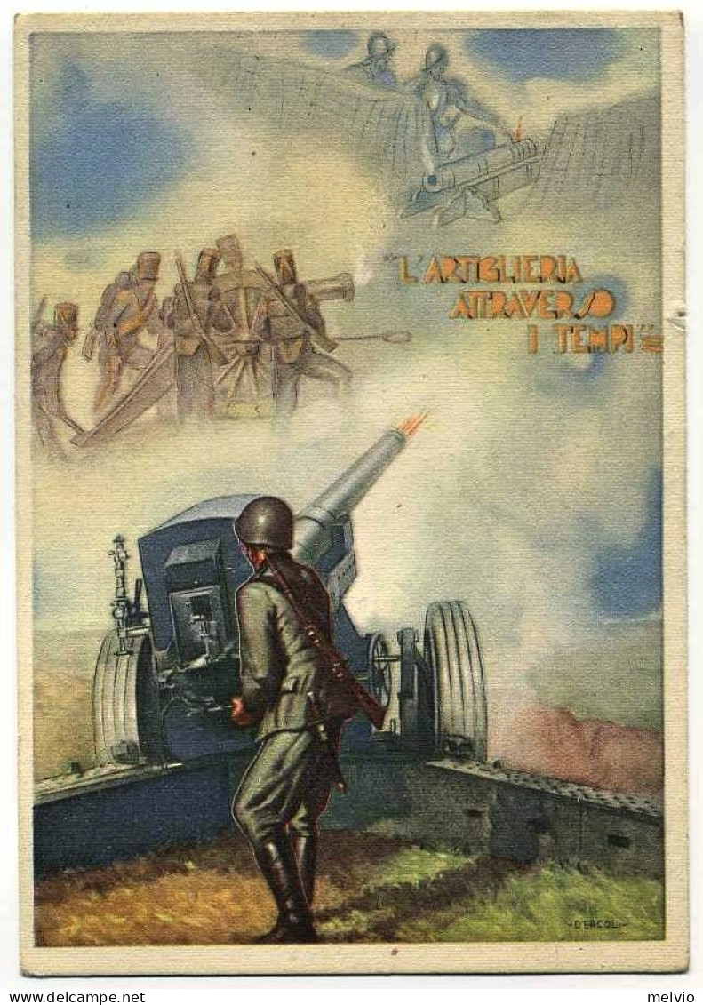 1940circa-"L'artiglieria Attraverso I Tempi" Del II^reggimento Di Armata Alessan - Régiments