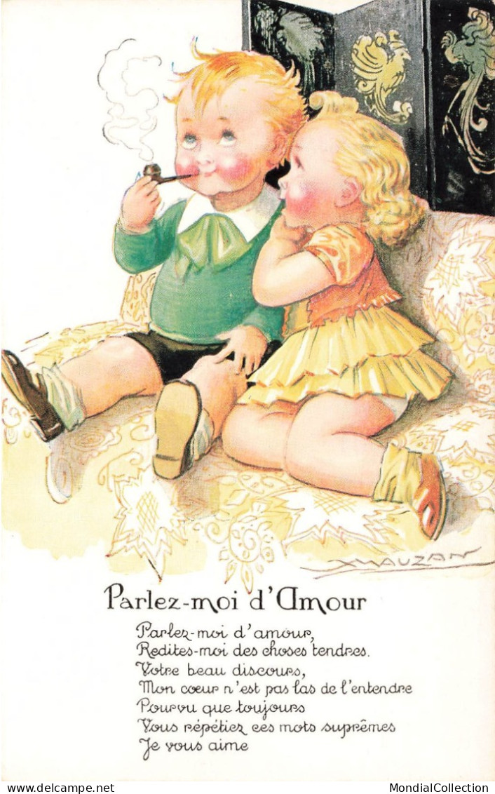 MIKIBP5-021- PARLEZ MOI D AMOUR DEUX BEBES PAR ILLUSTRATEUR MAUZAN - Mauzan, L.A.