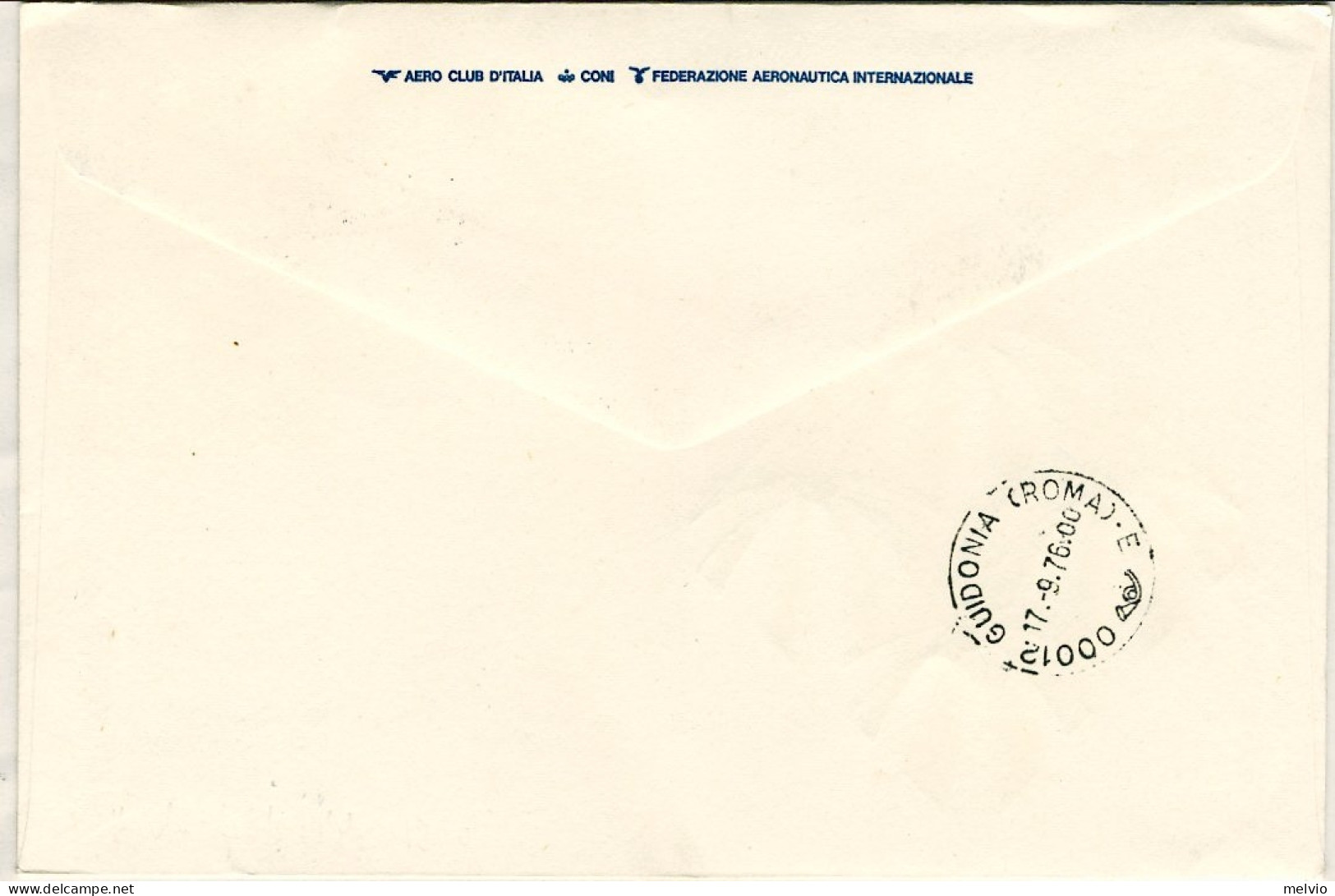 San Marino-1976 XIII^campionato Mondiale Di Paracadutismo Cachet Posta Aviolanci - Airmail