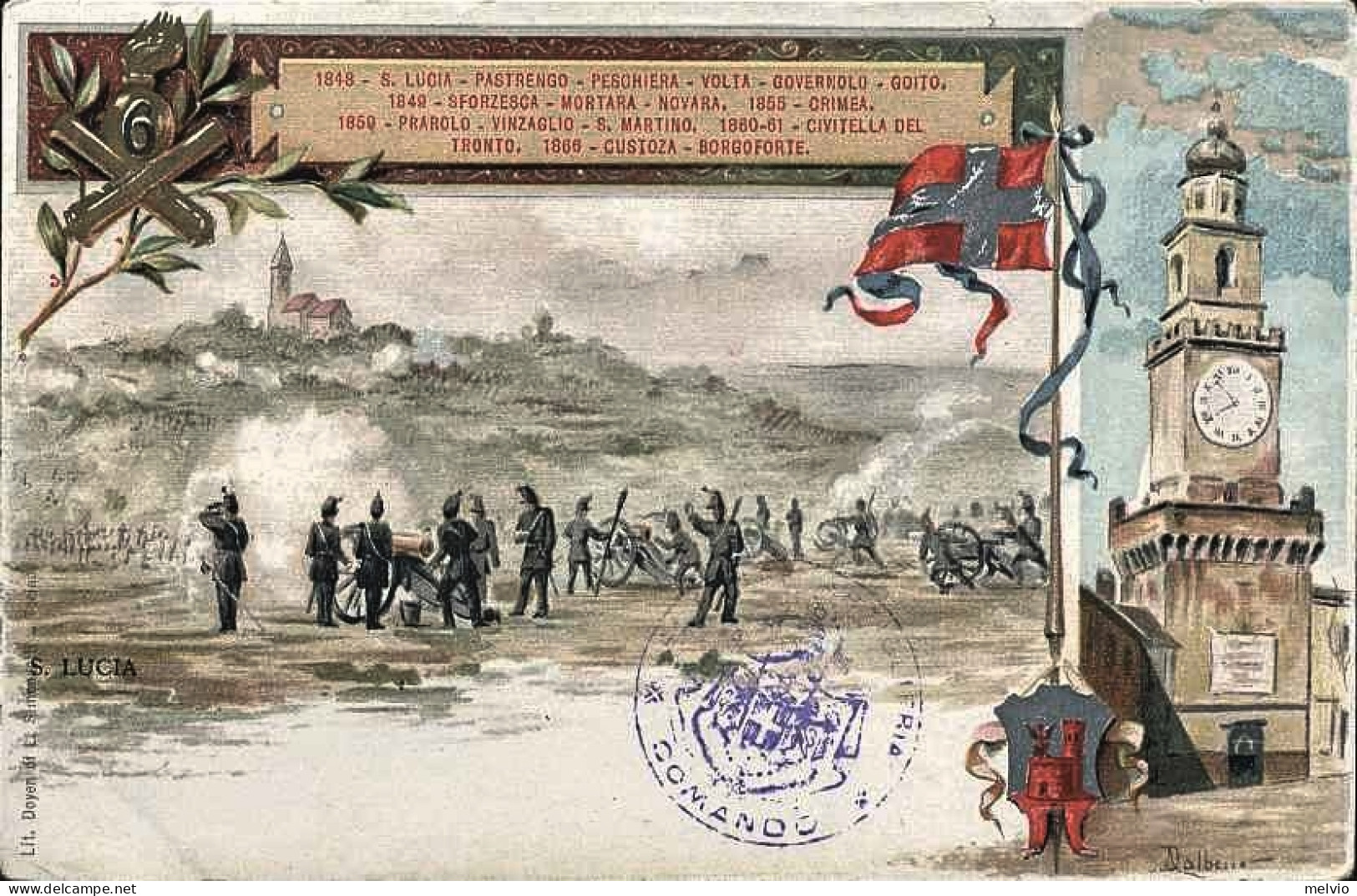 1904-"6 Reggimento Artiglieria" - Patriotiques