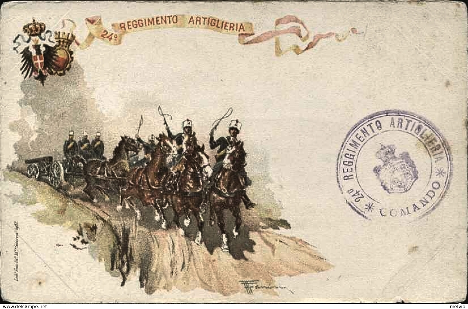 1904-"24 Reggimento Fanteria" - Patrióticos