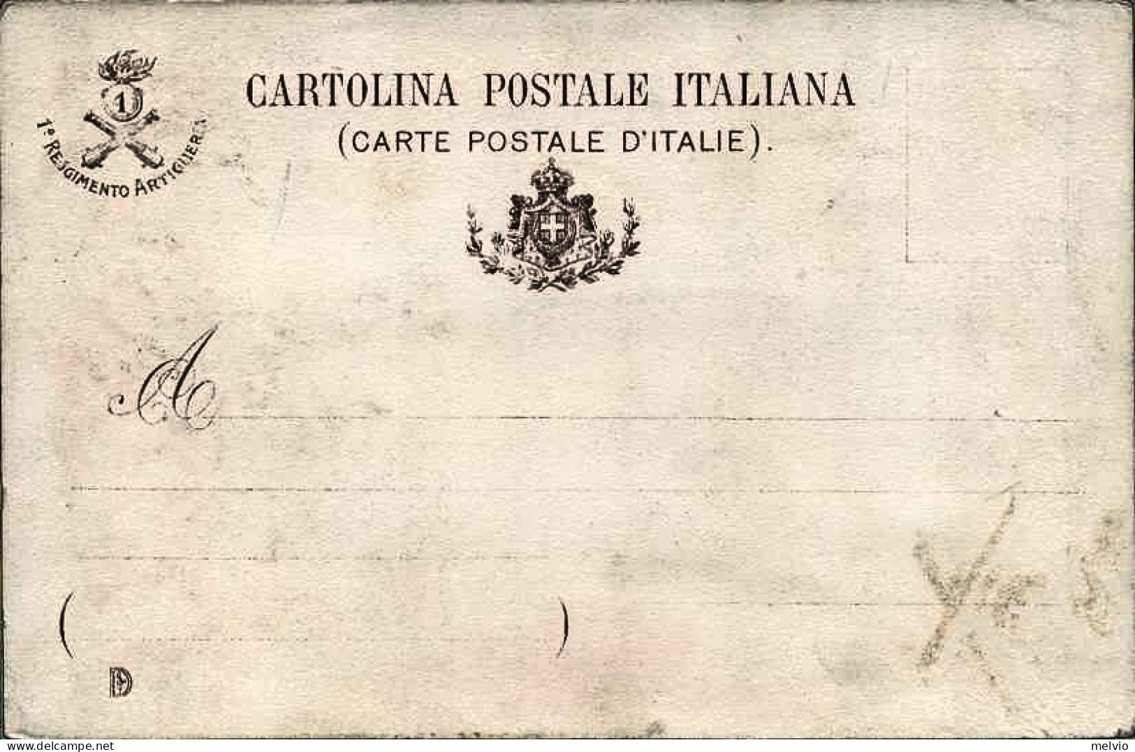 1904-"1 Reggimento Fanteria" - Patriotic