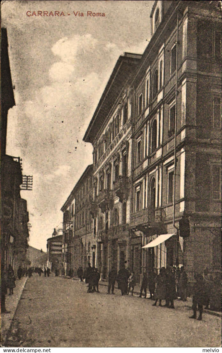 1918-"Carrara Via Roma" - Carrara
