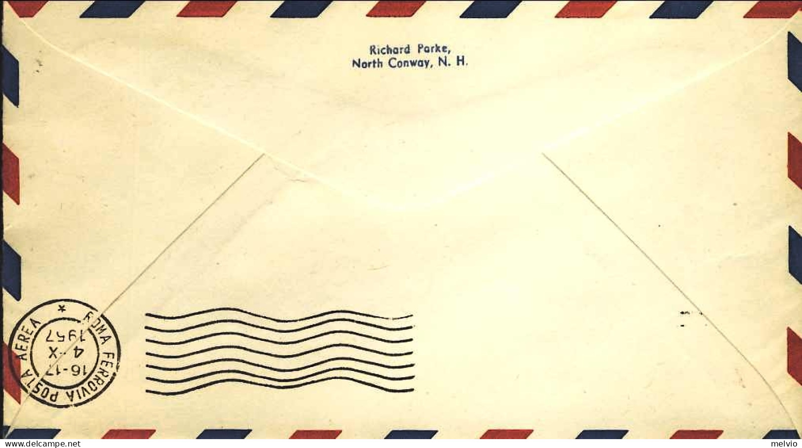 1957-U.S.A. Con Bollo Figurato Verde I^volo Polar Flight TWA San Francisco-Roma  - 2c. 1941-1960 Cartas & Documentos