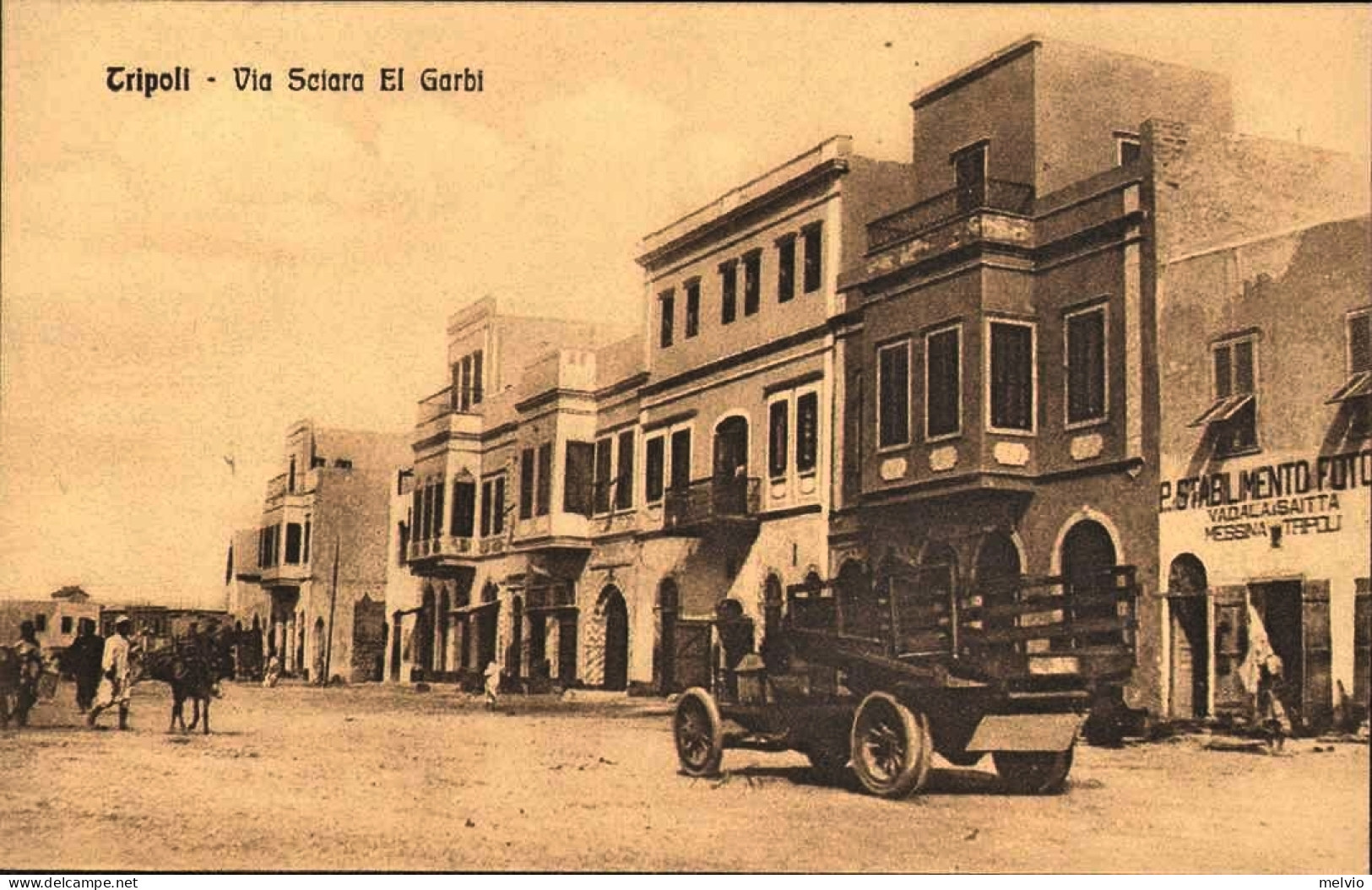 1911/12-"Guerra Italo-Turca,Tripoli Via Sciara El Garbi" - Tripolitaine