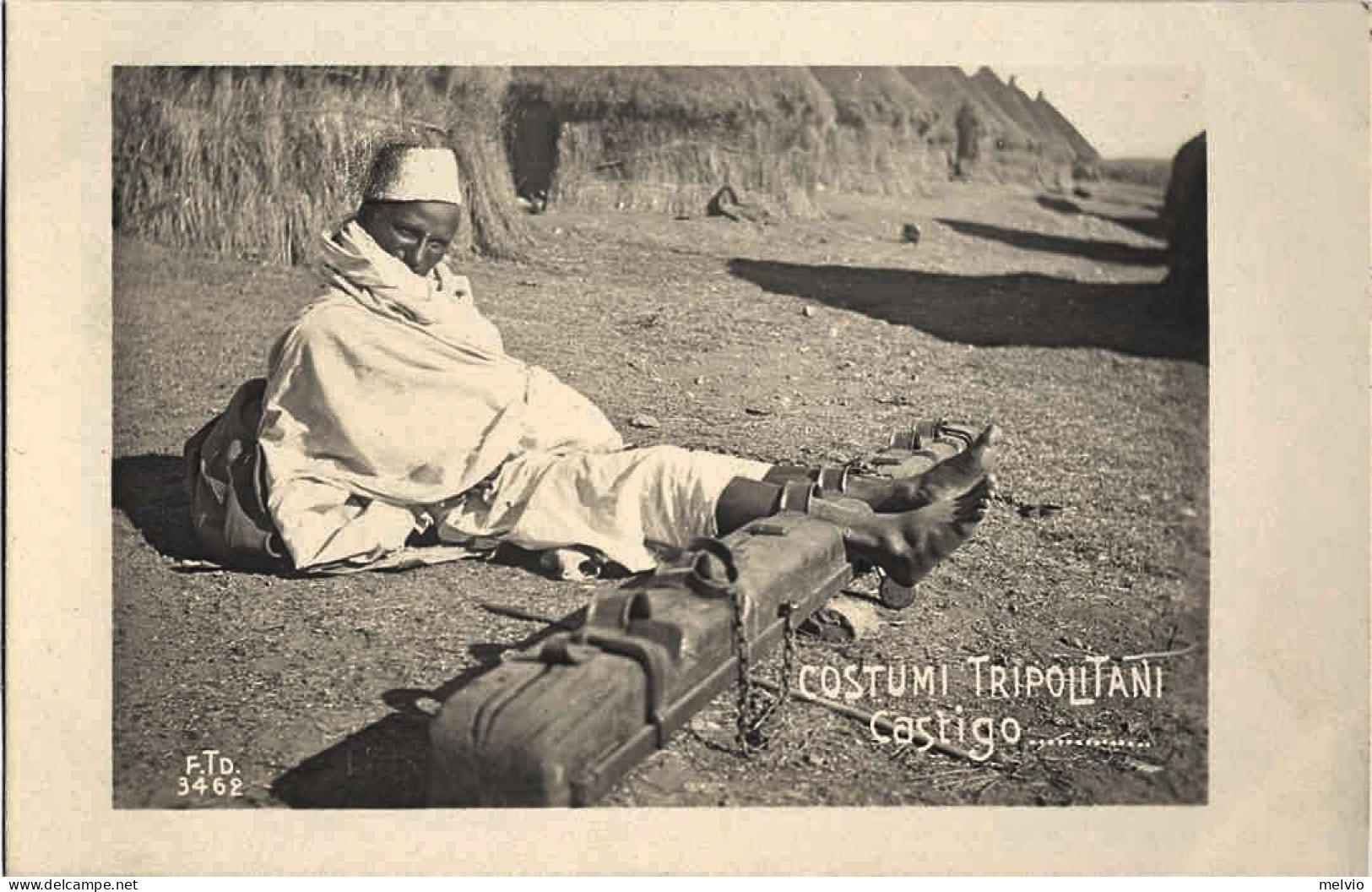 1911/12-"Guerra Italo-Turca,costumi Tripolitani-castigo." - Tripolitania