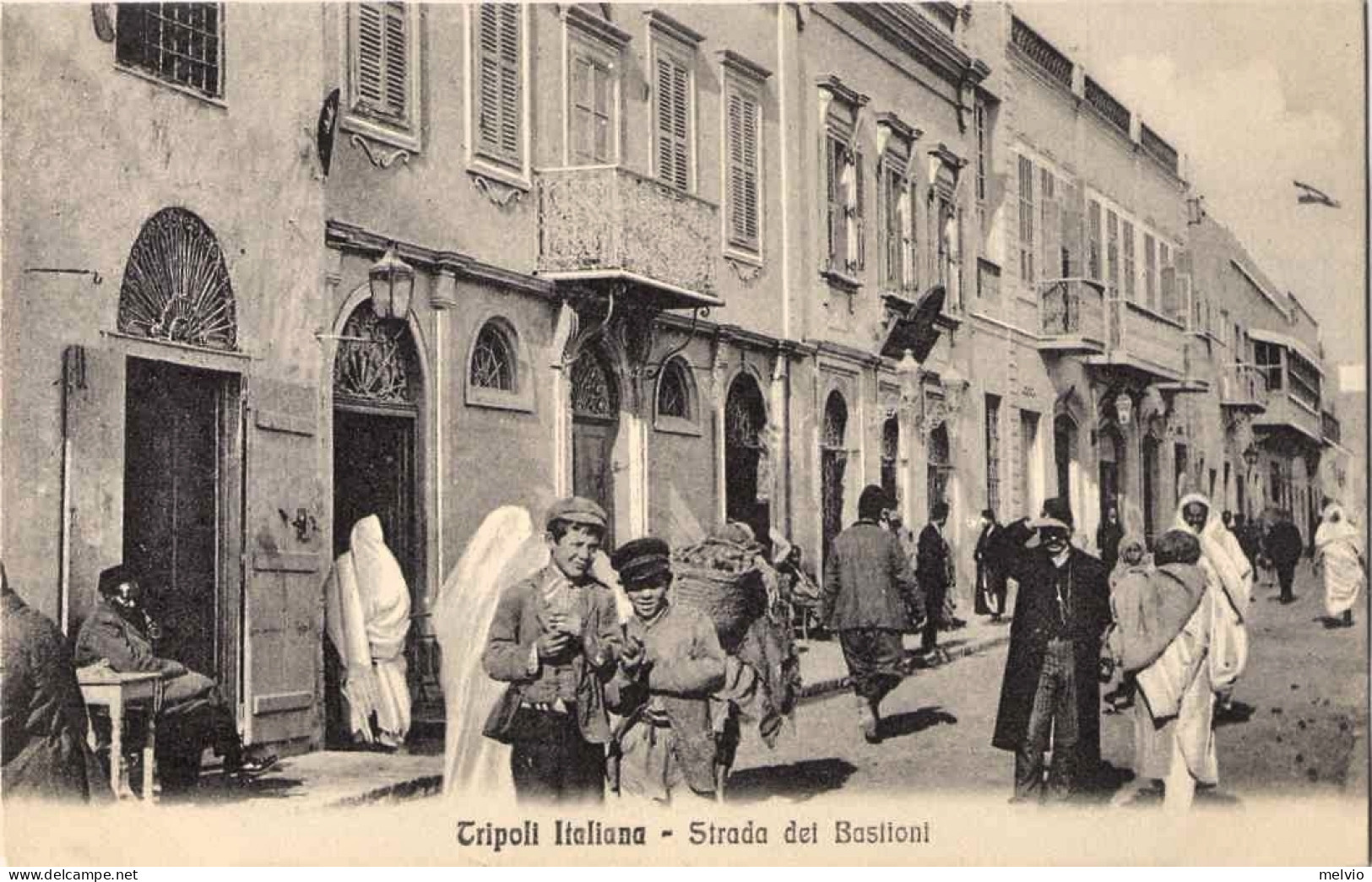 1911/12-"Guerra Italo-Turca,Tripoli-strada Dei Bastioni" - Tripolitania