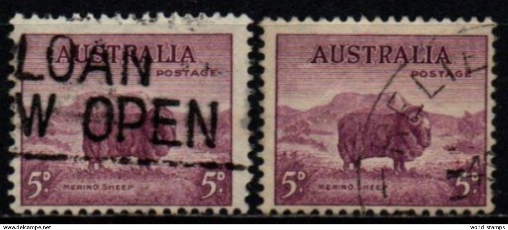 AUSTRALIE 1937-8 O - Usati