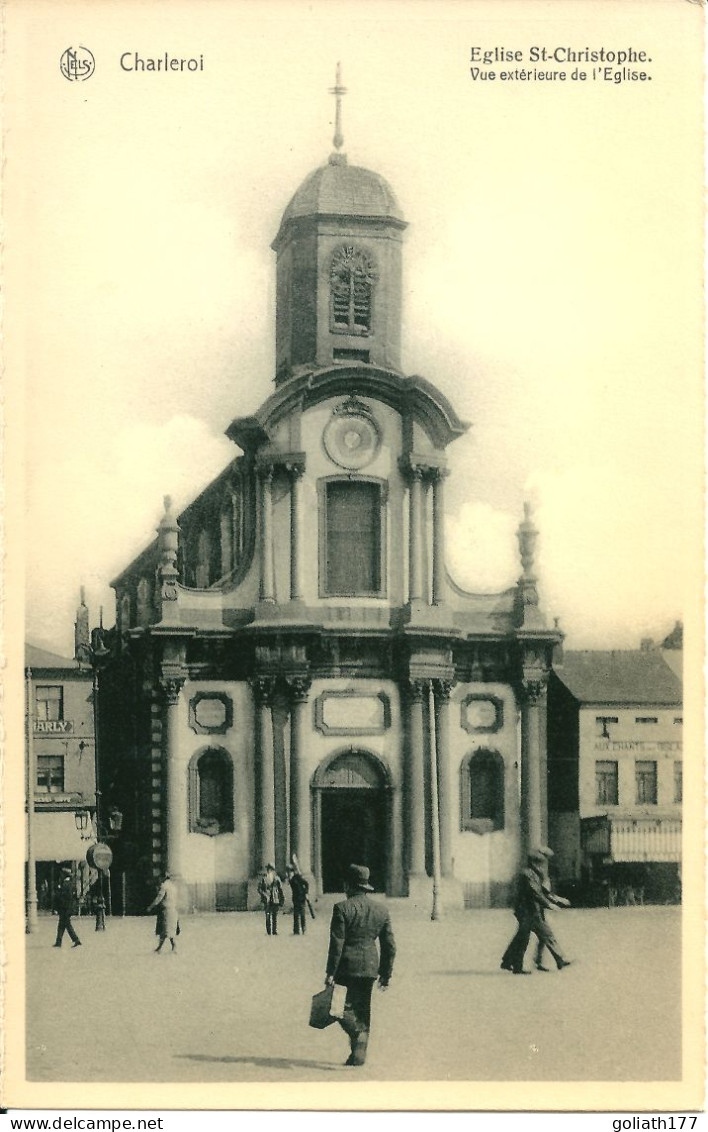 Charleroi - Eglise St-Christophe - Vue Exterieure De L'Eglise - Charleroi