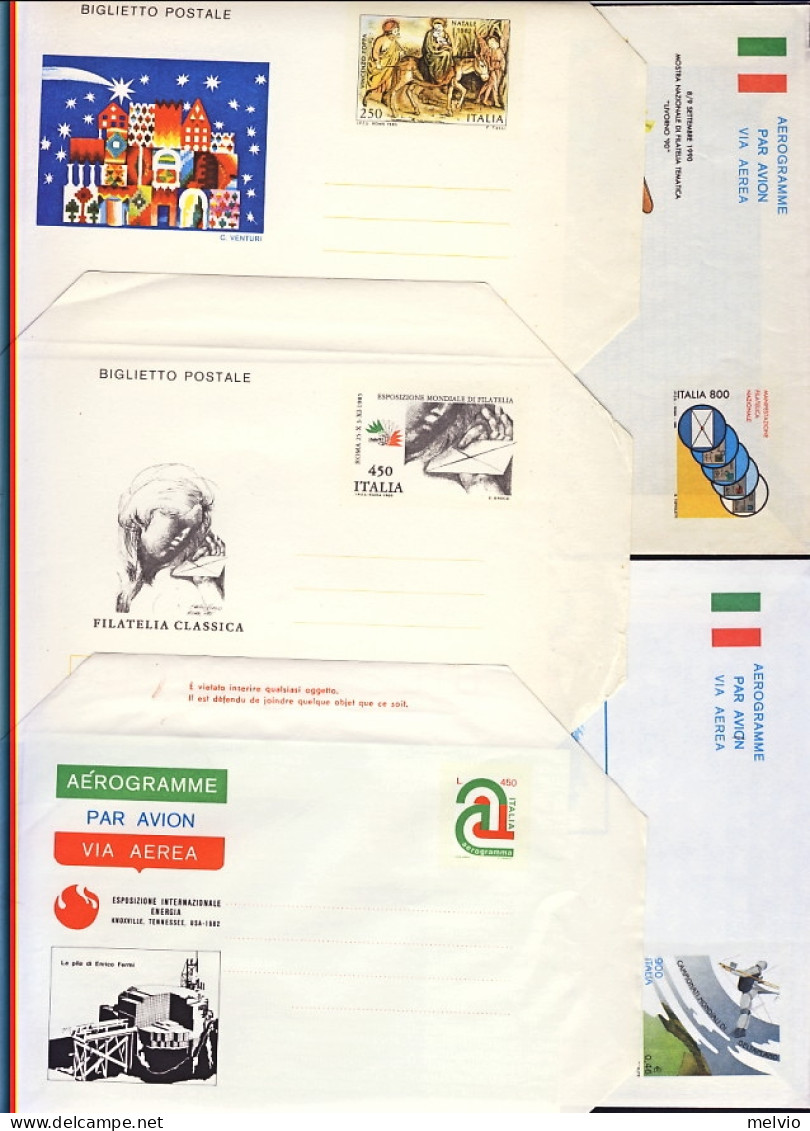 1977/99-lotticino Di Undici Biglietti Postale/aerogrammi Diversi, Tutti Perfetti - Ganzsachen