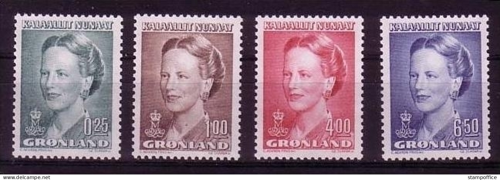 GRÖNLAND MI-NR. 201-204 POSTFRISCH(MINT) KÖNIGIN MARGRETHE II. 1990 - Ungebraucht