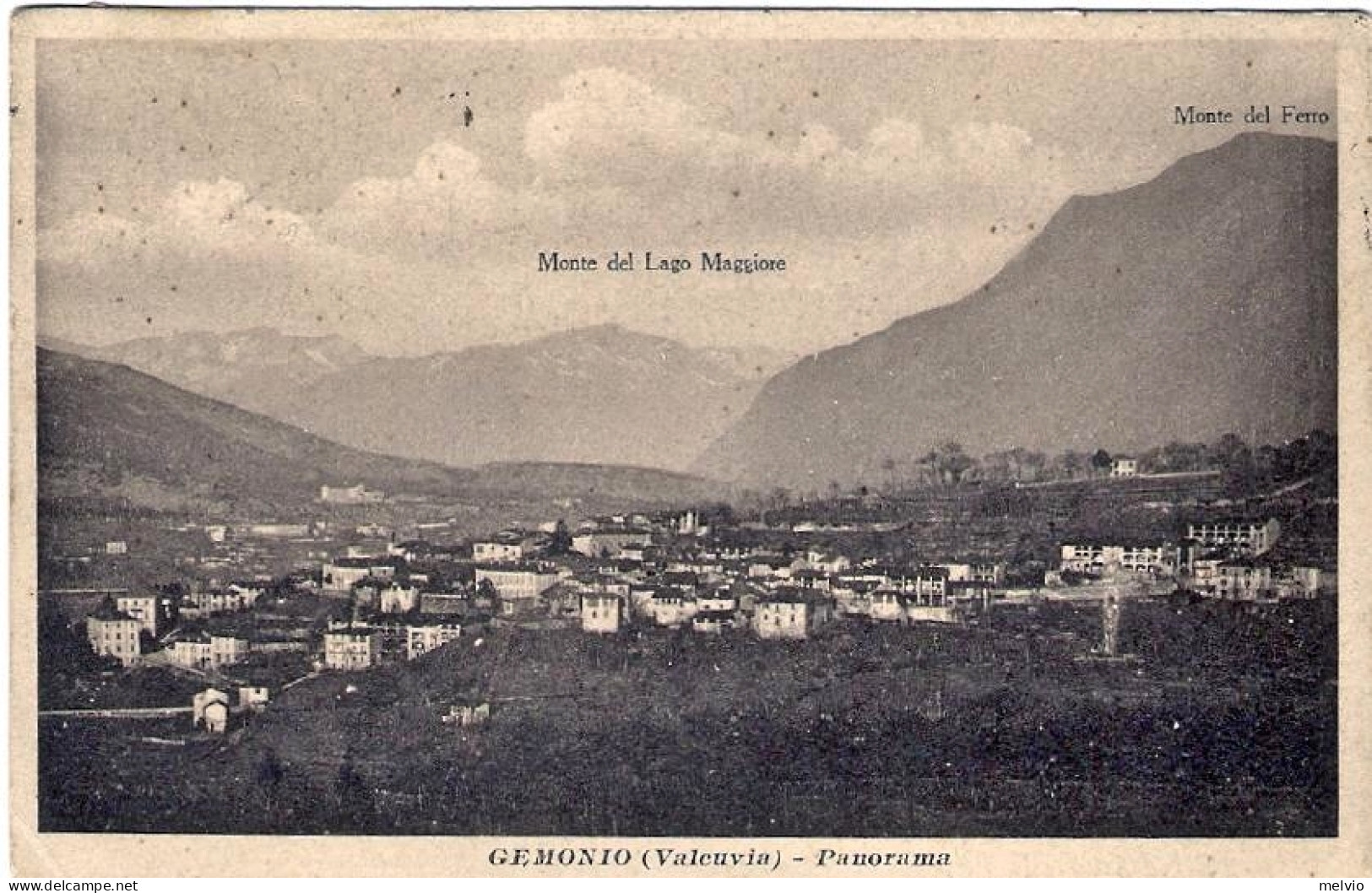 1923-"Gemonio (Valcuvia) Como-panorama" Nel1923 - Como