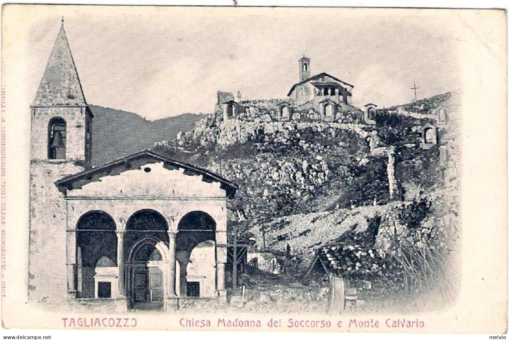 1904-ca.Italia Dell'inizio Secolo "Tagliacozzo L'Aquila-chiesa Madonna Del Socco - L'Aquila