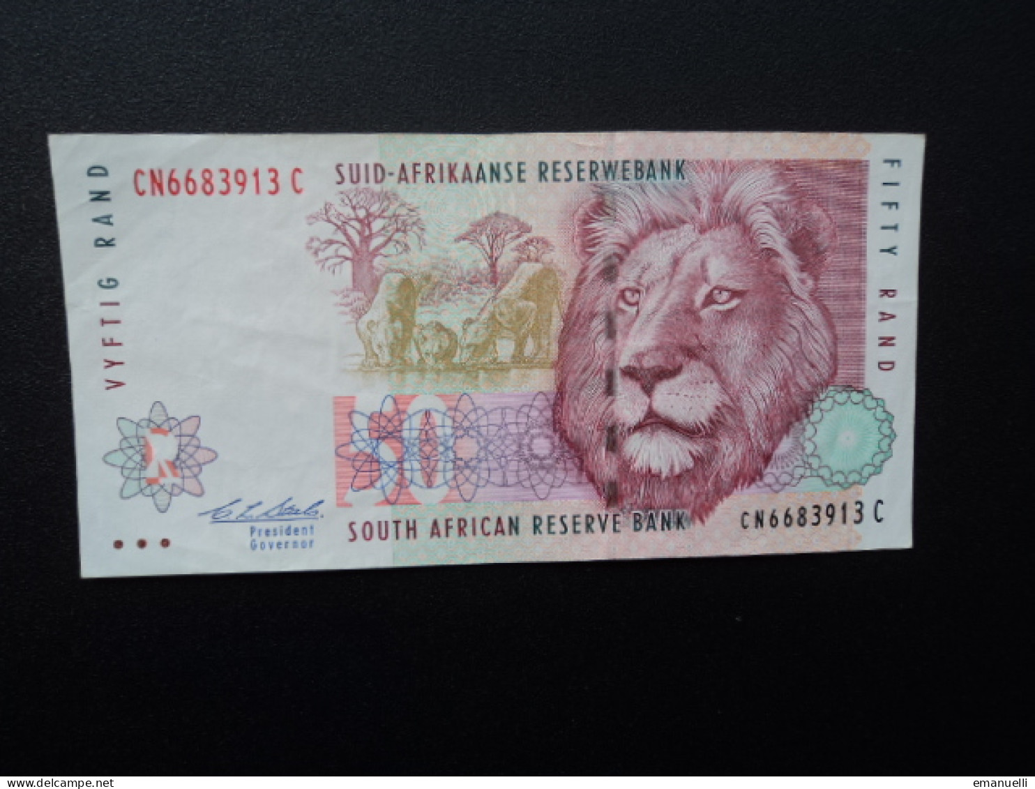 AFRIQUE DU SUD * : 50 RAND  ND 1992   P 125b     TTB - South Africa