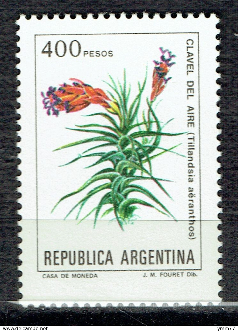 Série Courante. Fleurs Diverses : Tillandsia Aëranthos - Unused Stamps