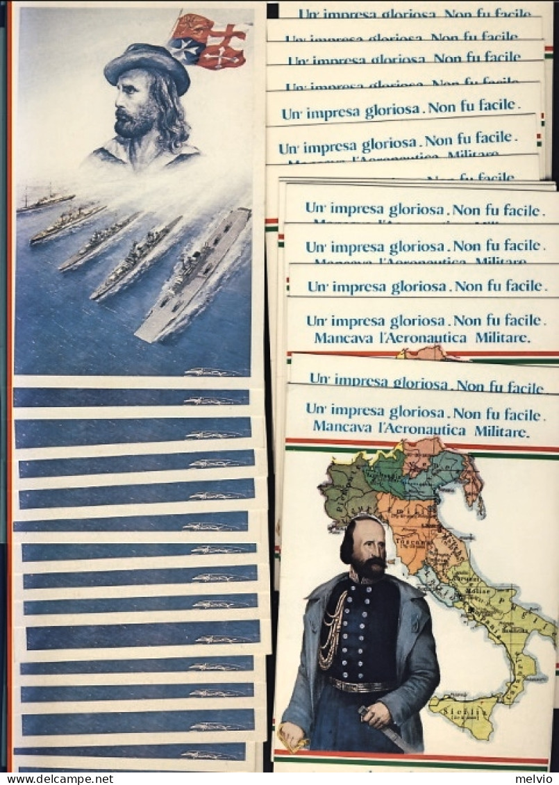 1982-giro Completo Di 30 Cartoline Con Annulli Tutti Diversi Su Garibaldi, Staff - 1981-90: Marcofilie