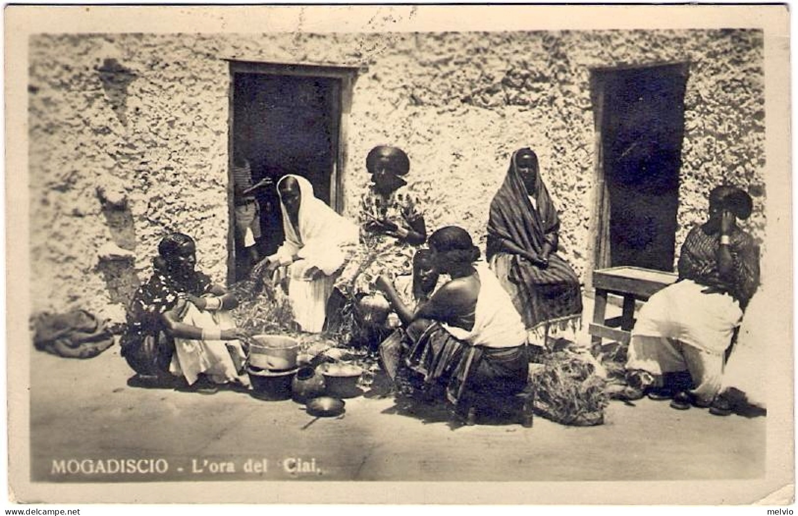 1929-Somalia 10c. Leoni+20c. Violetto Bruno Sovrastampati Somalia Italiana Su Ca - Somalie