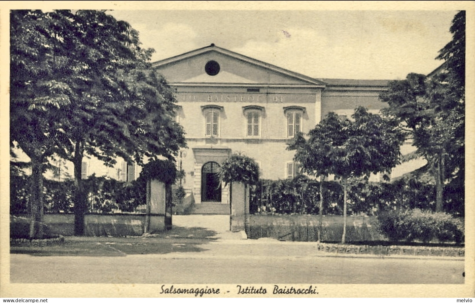 1948-cartolina Salsomaggiore Parma Istituto Baistrocchi Affrancata Posta Aerea L - Parma