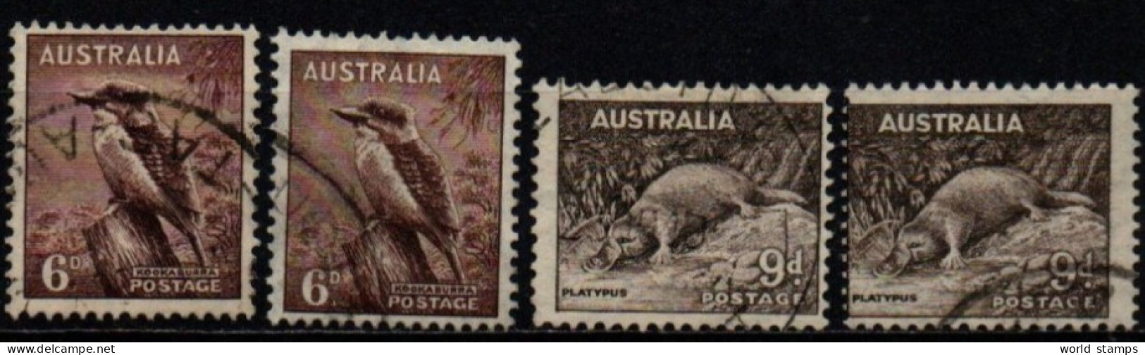 AUSTRALIE 1937-8 O - Oblitérés