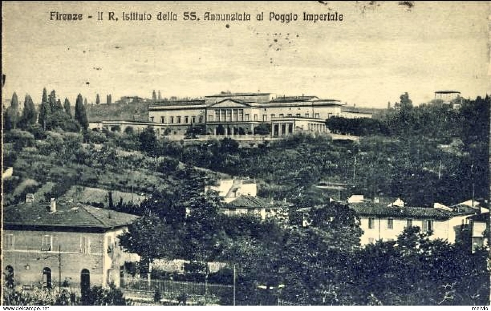 1933-cartolina Firenze Regio Istituto Della S.S.Annunziata Al Poggio Imperiale A - Firenze