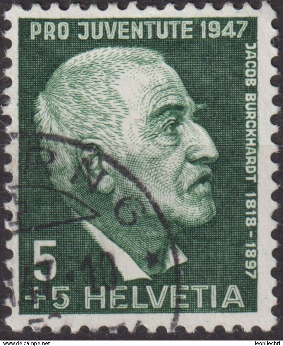 1947 Schweiz Pro Juventute ° Mi:CH 488, Yt:CH 445, Zum:CH J121, Jacob Burckhardt - Used Stamps