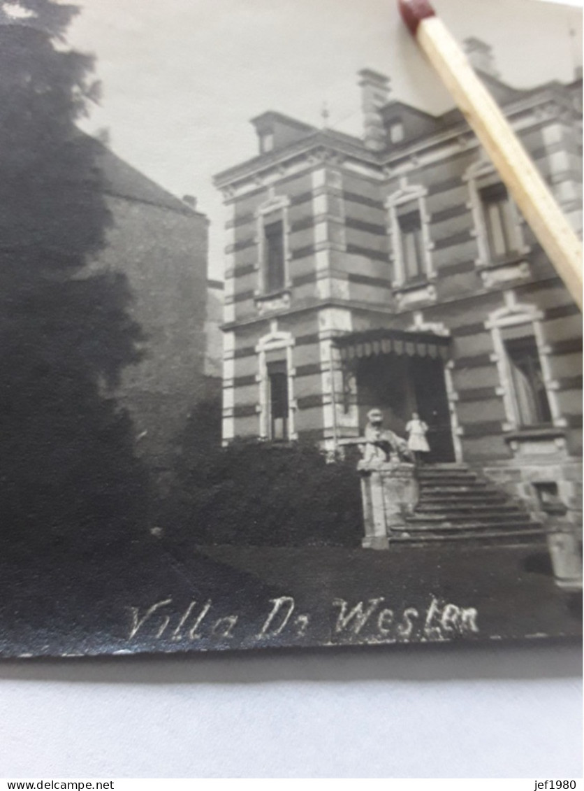 CARTE PHOTO FOTOKAART DIFFERDANGE VERZONDEN VILLA DE WESTER 1905 - Differdange