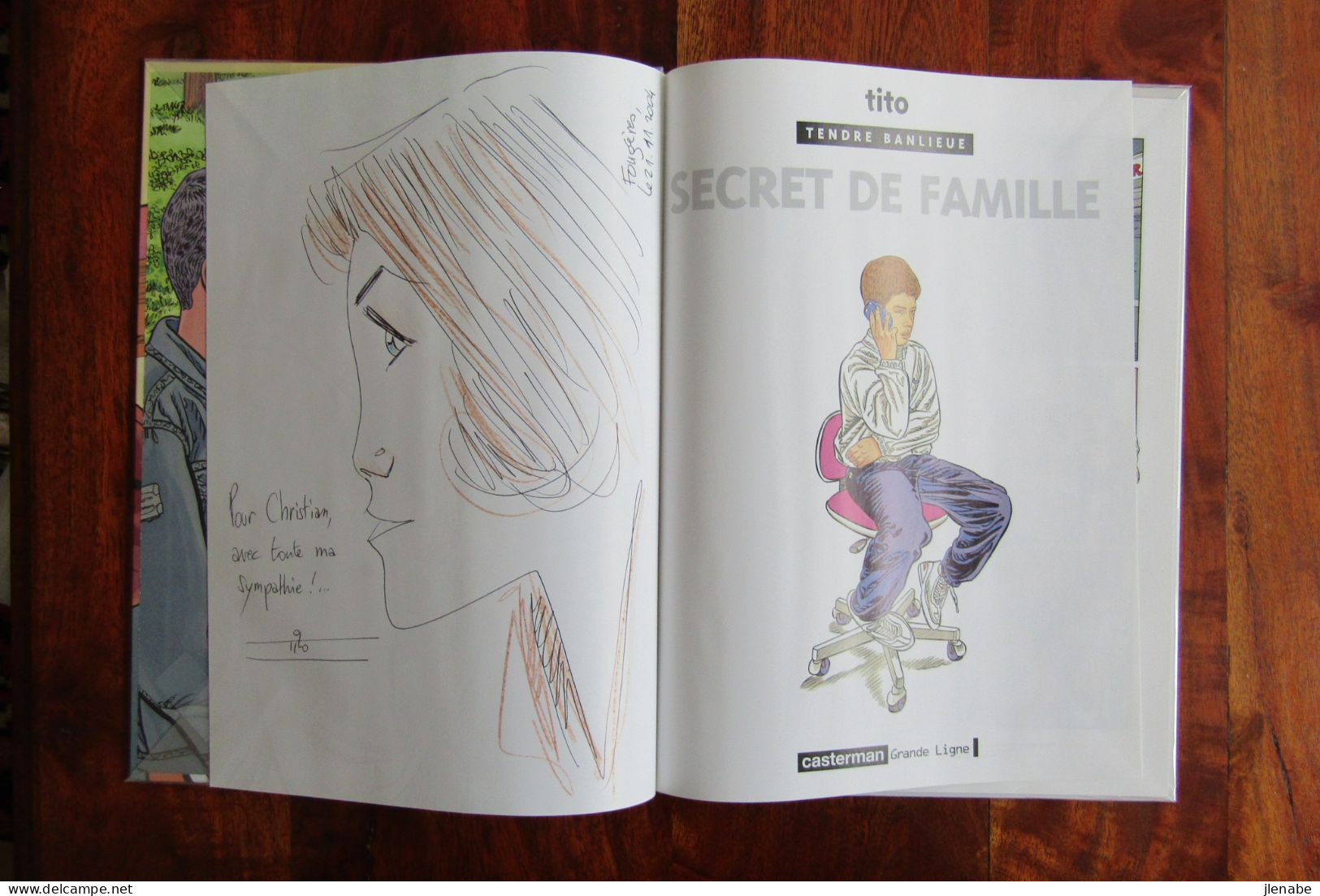 TITO " Secret De Famille " EO 2004 Dédicacée - Dedicados
