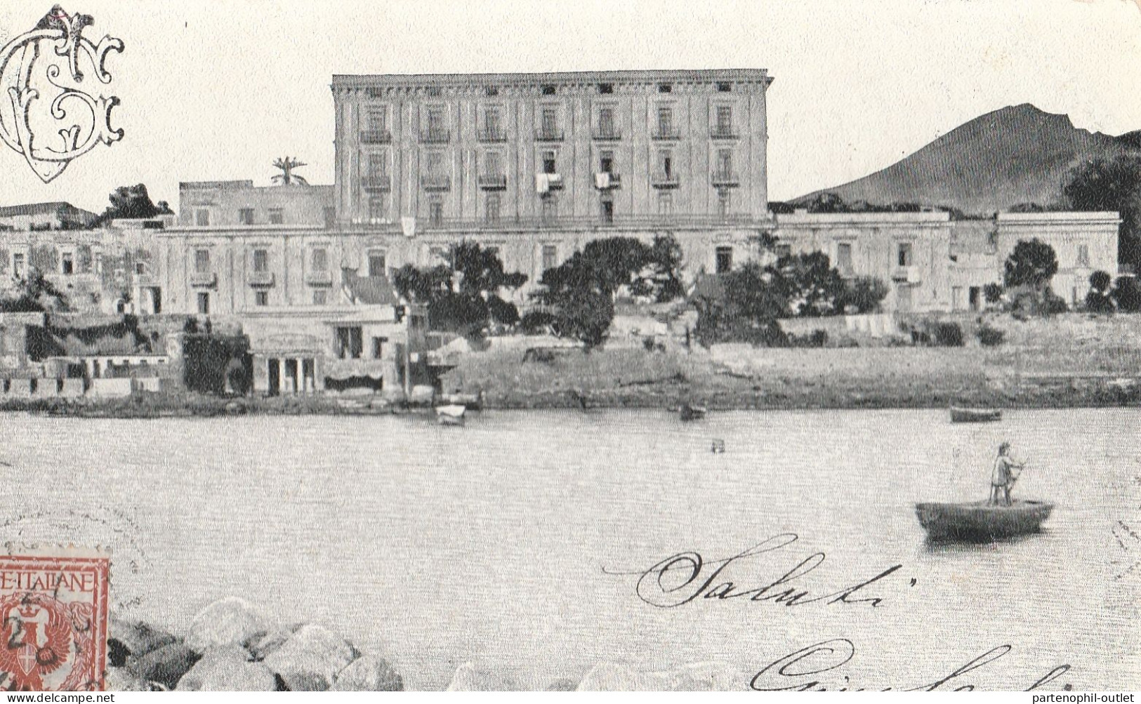 Cartolina - Postcard /   Viaggiata /  Portici - Villa Bruno Vista Dal Mare. - Portici