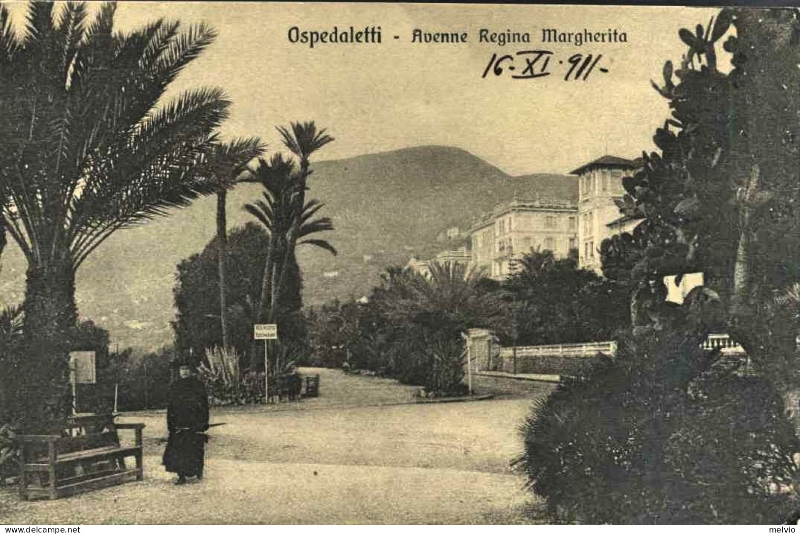 1911-"Ospedaletti Imperia Avenne Regina Margherita" - Imperia